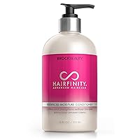 Hairfinity Balanced Moisture Biotin Conditioner - Silicone & Sulfate Free Growth Formula - Treatment for Damaged, Dry, Curly or Frizzy Hair - Thickening for Thin Hair, Safe for Color Treated Hair 12oz