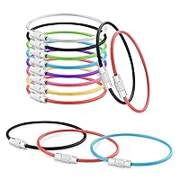 Pawfly 25 Pack Wire Keychain Cable