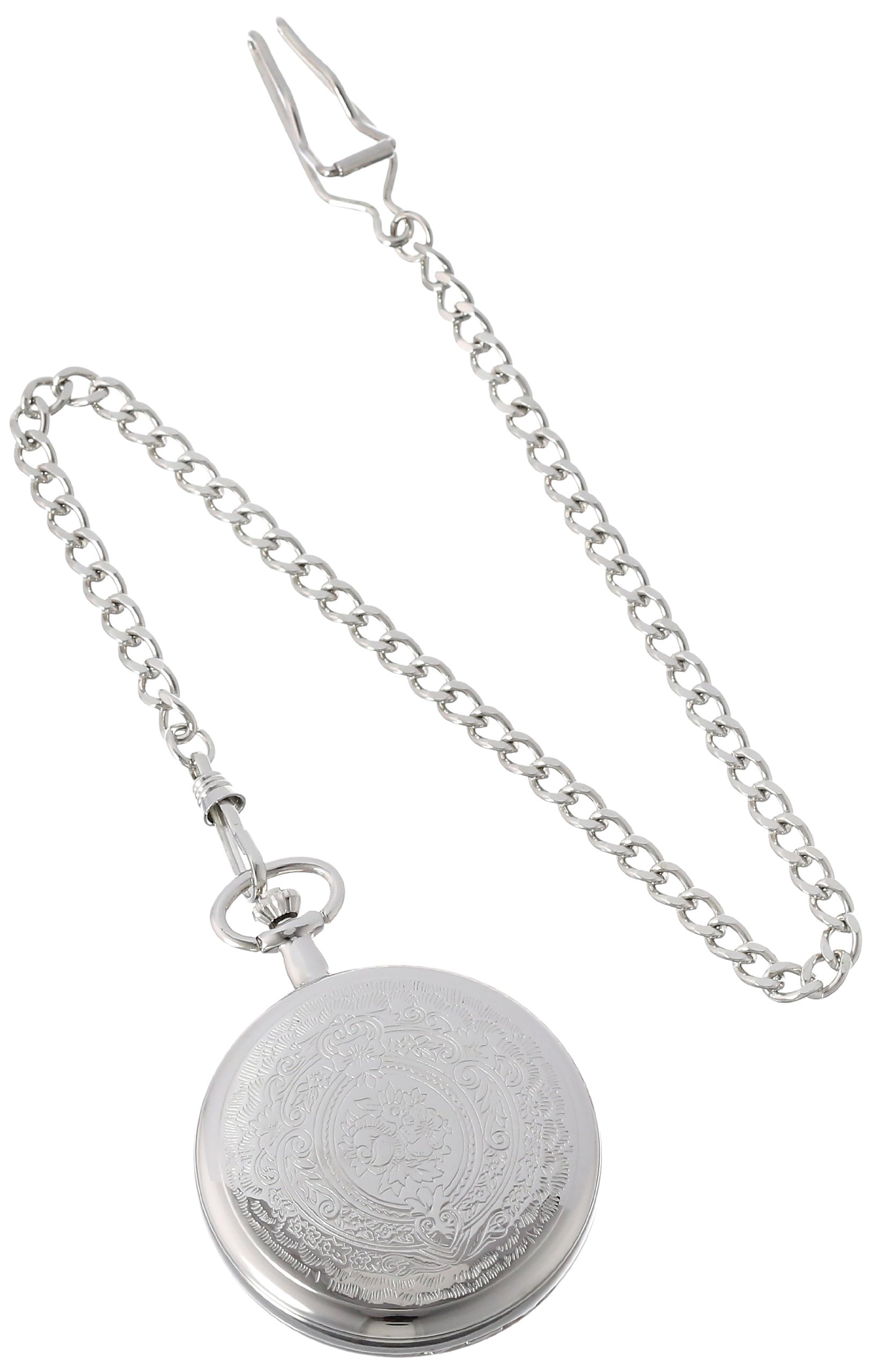 Charles-Hubert, Paris Two-Tone Quartz Pocket Watch