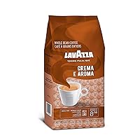 Crema E Aroma Whole Bean Coffee Blend, 2.2-Pound Bag , Balanced medium roast with an intense, earthy flavor and long lasting crema, Non-GMO