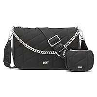 DKNY Bodhi Crossbody Bag, Black/Silver