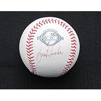 Bill Hunter Signed/Auto Yankees 100th OML Baseball JSA 186712 - Autographed Baseballs