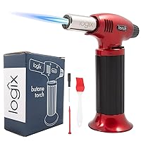 20911 Torch Lighters, Cooking Torch for Crème Brûlée, Butane Refillable, Mini, Culinary Torch
