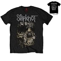 Slipknot Men's Skull Group T-Shirt Black