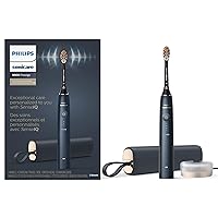 9900 Prestige Rechargeable Electric Power Toothbrush with SenseIQ, Midnight, HX9990/12