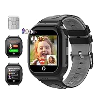 Wonlex Newest 4G Kids Smartwatch with SIM Card, 1.4