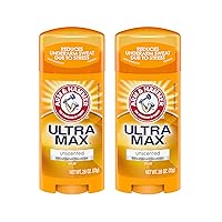 ARM & HAMMER ULTRAMAX Anti-Perspirant Deodorant Solid Unscented 2.60 oz (Pack of 2)
