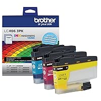 Brother LC4063PK 3 Pack of Standard Yield Cyan, Magenta and Yellow Ink Cartridges