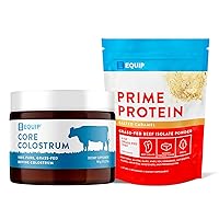 Equip Foods Core Colostrum Powder & Prime Protein Powder Salted Caramel
