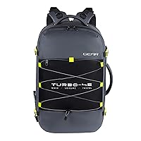 Turbo 45 Ltrs Expandable Travel Laptop Backpack With Raincover (Grey-Black), One Size (Tlpturbo00401), Grey, One Size