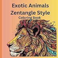 Zentangle Exotic Animals Coloring Book