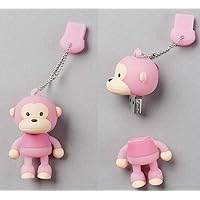 USB Flash Memory Drive(Stick/Pen/Thumb) 32GB Pink Monkey (Pink)