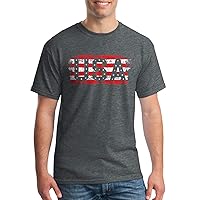 Threadrock Men's Stars & Stripes USA American Pride T-Shirt