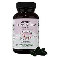Methyl Prenatal DHA One a Day Prenatal Vitamins Women - Doctor Formulated, Kosher, Gluten Free Prenatal Multivitamin with 25 Nutrients Including DHA, Folic Acid & More, 60 Liquid Caps