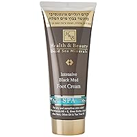 Black Mud Foot Cream Moisturizer 200ml Health & Beauty Dead Sea Minerals Intensive