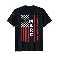 Marc USA Flag American Flag Patriotic T-Shirt