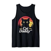 Cat Dad Father's Day Cat Daddy, Vintage Best Cat Dad Ever Tank Top