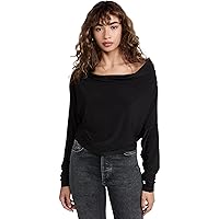 Norma Kamali Women's Drop Shoulder All in One Cropped Top