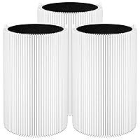 3 Pack Blue Pure 411 Filter Replacement for Blueair Blue Pure 411 Genuine, 411+, 411 Auto and MINI Air Purifier, Particle and Activated Carbon