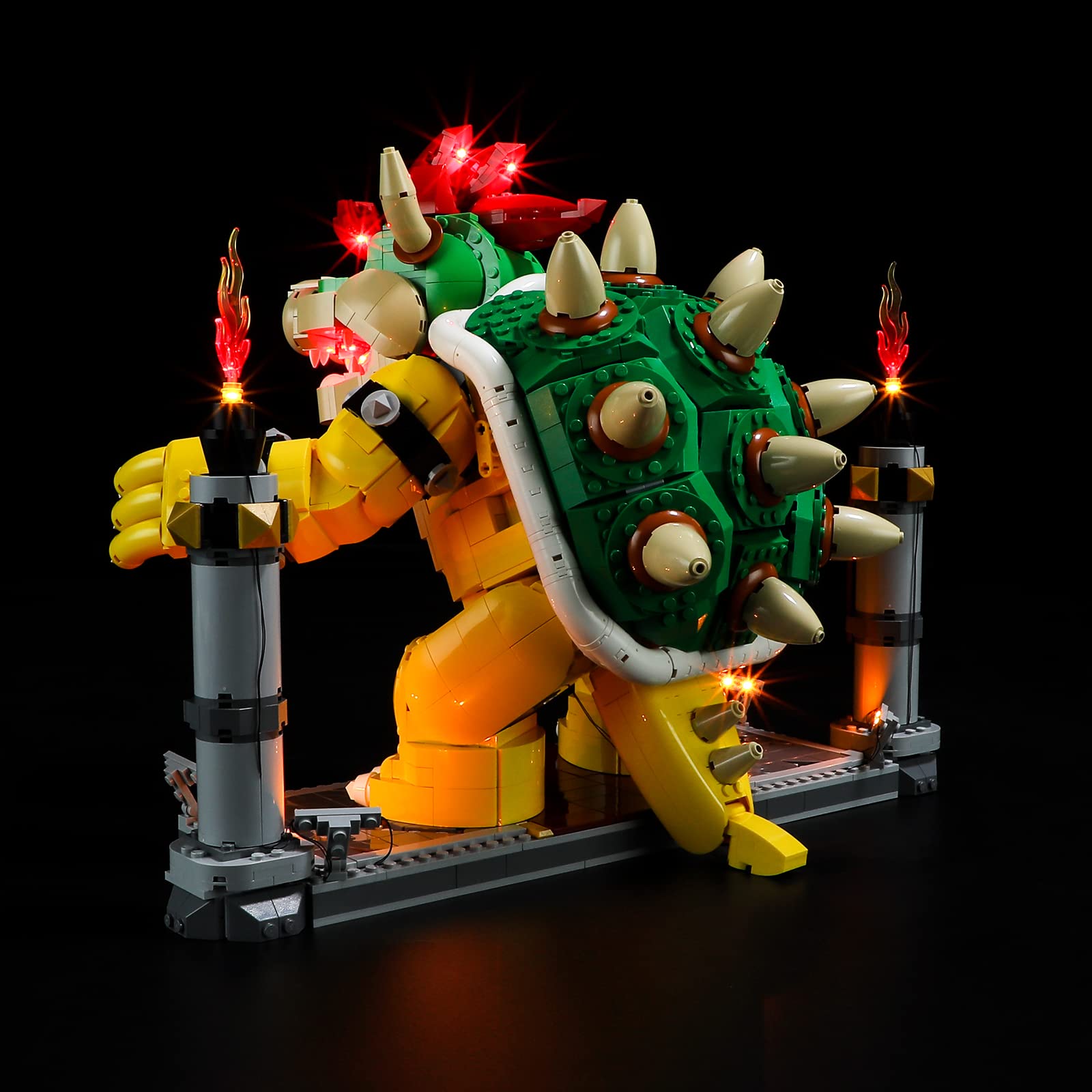 LIGHTAILING Light for Lego-71411 The Mighty-Bowser - Led Lighting Kit Compatible with Lego Building Blocks Model - NOT Included The Model Set