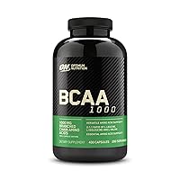 Instantized BCAA Capsules, Keto Friendly Branched Chain Essential Amino Acids, 1000mg, 400 Count