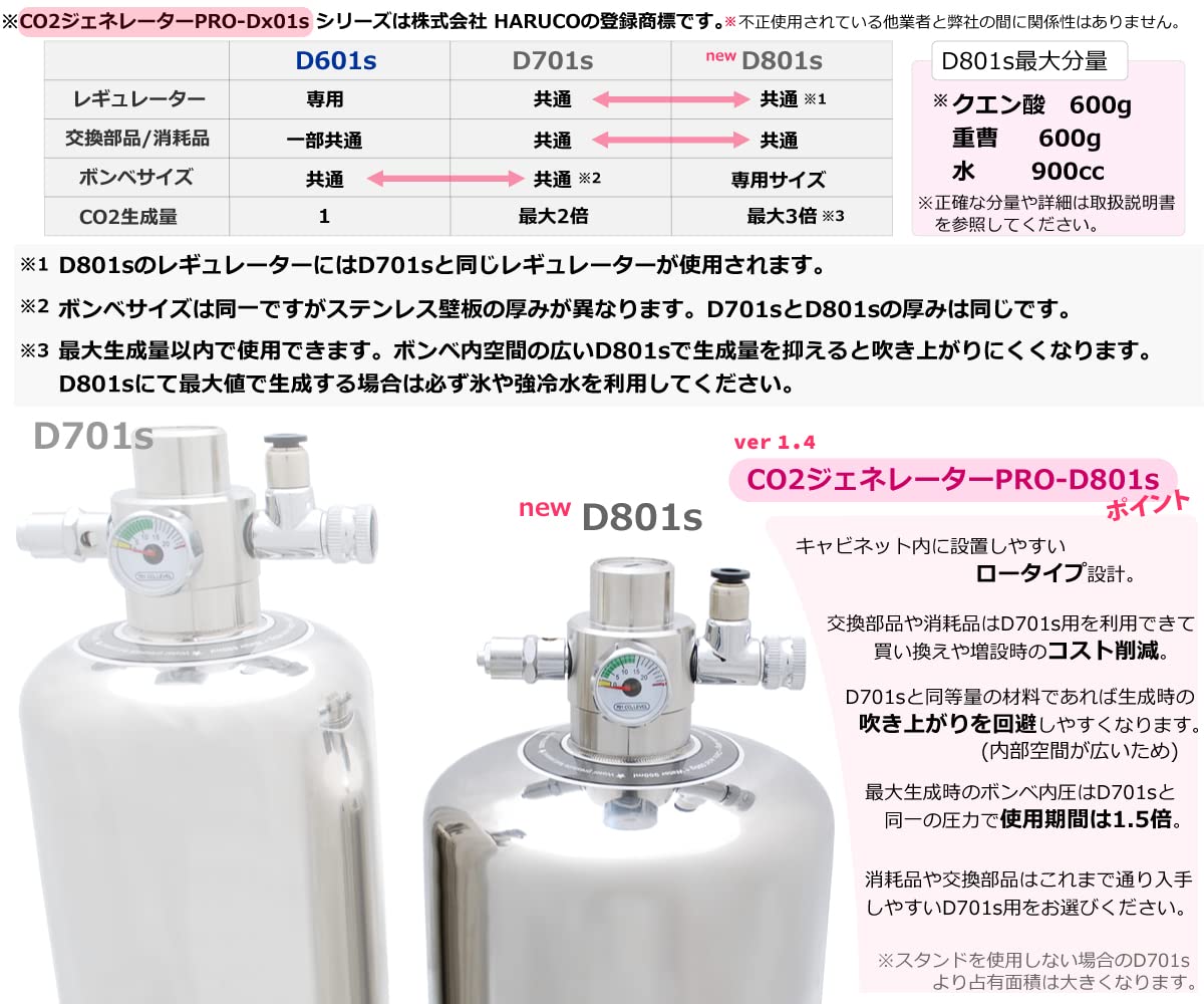 CO2ジェネレーター PRO-D701s Ver 1.4 - 魚用品/水草