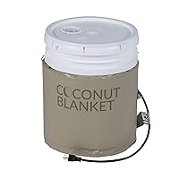 Powerblanket CN05 5 gal Coconut Oil Bucket Heating Blanket, Fixed Thermostat, 100 Degree F, 120V, 120W, 0.75
