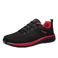 Duklucak Thick-Soled Sneakers, Men's, Women's, Unisex, Air Cushion, Lightweight, Breathable, Non-Slip, Running, Walking, Jogging, Sports, Black, Commuting to Work or School, Everyday Wear