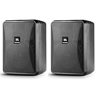 JBL Professional Control 25-1L Compact 8-Ohm Indoor/Outdoor Background/Foreground Speaker, Black, Sold as Pair