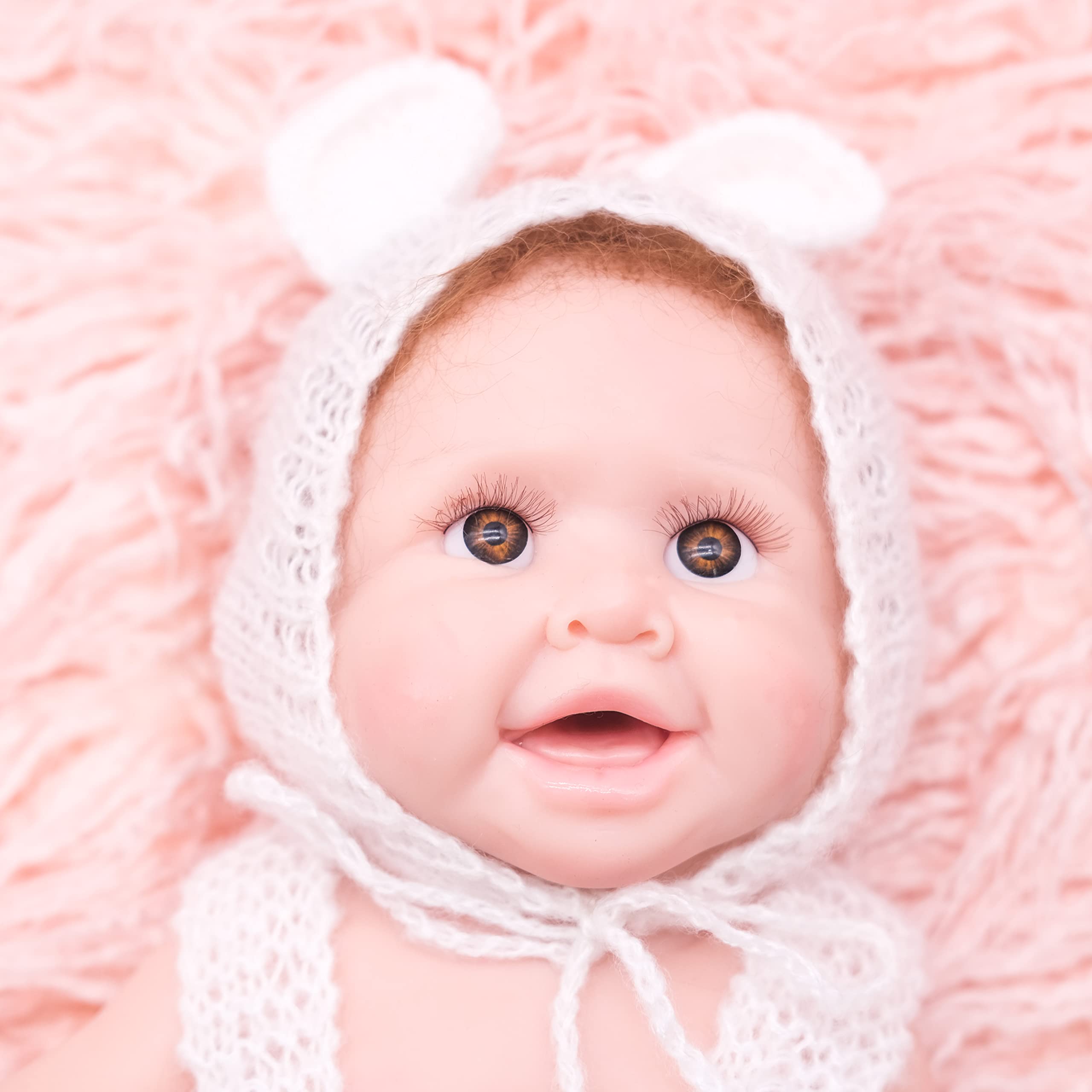 Adolly Collection Reborn Baby Dolls Full Body Silicone Girl, 20