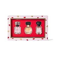 Victoria's Secret Deluxe Mini Fragrance Trio, Eau de Parfume Valentine's Day Giftset for Women, Includes Bombshell, Bare and Tease Mini Perfumes