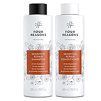 No nothing Very Sensitive - Repair Shampoo and Conditioner - 100% Vegan, Hypoallergenic, Fragrance Free, Paraben Free – 10.15 oz (New Packaging)
