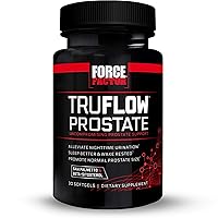 Force Factor TruFlow Prostate Health Support Supplement for Men with Beta Sitosterol, 30 Count