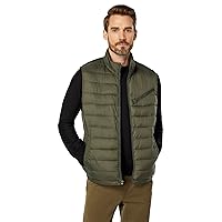 Men's Quilted Puffer Vest with Chest Zip Pocket