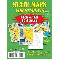 Publishing Group State Maps for Students Pack of All 50 States (9780635119766)