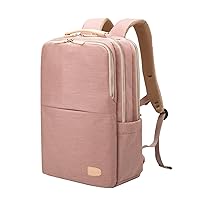 NOBLEMAN Backpack for women and man,Waterproof travel work Backpack, 15.6 Inch Laptop Backpack, Daypack, with USB (Pink Plus)