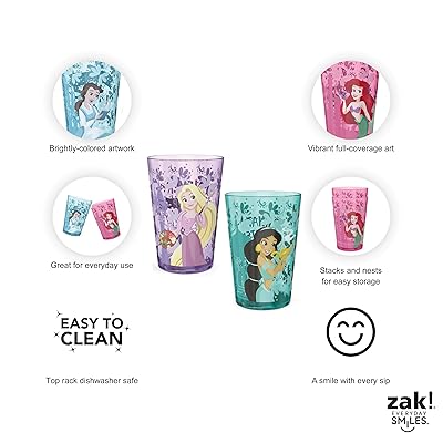 Zak Designs 14.5oz PAW Patrol Nesting Tumbler Set Includes Durable Plastic  Cups, Fun Drinkware is Perfect for Kids, 4pk (14.5oz, Chase & Marshall &  Skye) 