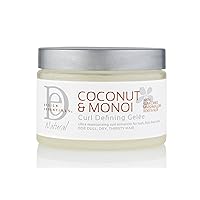 Natural Coconut & Monoi Curl Defining Gelee, with Sunflower, Marshmallow Root & Aloe, 12 Ounce