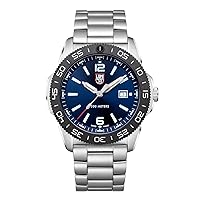 Luminox Pacific Diver XS.3123 Men's Watch 44 mm - Diving Watch in Silver/Blue with Date Display 200 m Waterproof Sapphire Glass, black, diver