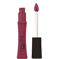L'Oréal Paris Infallible Pro Matte Liquid Lipstick, Long-Lasting Intense Matte Color, Up to 16HR Wear, highly pigmented, full coverage liquid lipstick, Midnight Mauve, 0.21 fl. oz.