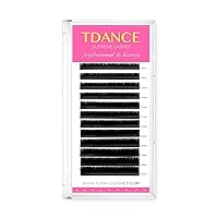TDANCE Classic Lash Extensions Premium D Curl 0.15mm Thickness Semi Permanent Eyelash Extensions Silk Classic Lashes Professional Salon Use Mixed 8-15mm Length In One Tray (D-0.15,8-15mm)