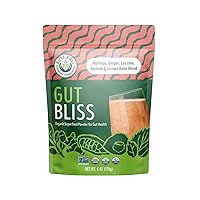 Kuli Kuli Gut Bliss Superfood Powder [6 oz] - Powerful Blend of Organic Moringa, Baobab, Lucuma, Ginger and Lemon Balm - Promote Digestion, Soothe the Stomach and Boost Gut Health