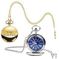Watches for Men | Personalized Pocket Watch | Engraved Gifts for Men