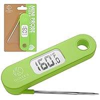 Oliver's Kitchen ® Instant Read Digital Meat Probe Thermometer - Super Fast & Accurate - Simple & Easy to Read & Use Large LCD Display - for Grilling, BBQ, Cooking, Baking and More