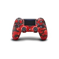 DualShock 4 Wireless Controller for PlayStation 4 - Red Camo (Renewed)