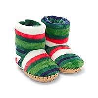 Hatley Boy's Fuzzy Fleece Slippers