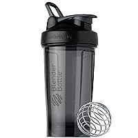 Shaker Bottle Pro Series Perfect for Protein Shakes and Pre Workout, 24-Ounce, Black