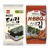 Wang Korean Seaweed Snack, Classic and K-BBQ