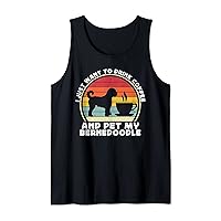Coffee And Bernedoodle Dog Lover For Men Women Bernedoodle Tank Top