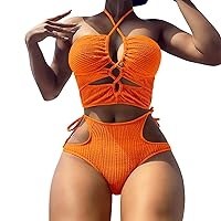Modlily Swimsuits for Women Tankini USA Sunflower Bathing Suit Bikini Top